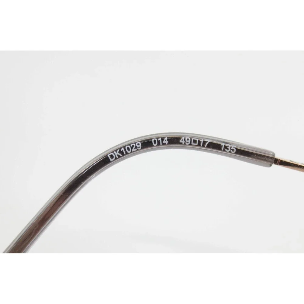 DKNY DK1029 014 Rose Gold Black Hexagon Geometric Eyeglasses Frames 49-17-135
